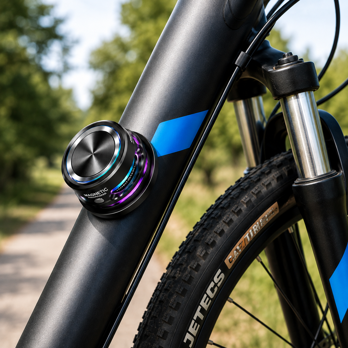 Altavoz Bluetooth Magnético Multifunción con Luces LED | Música Donde Quieras