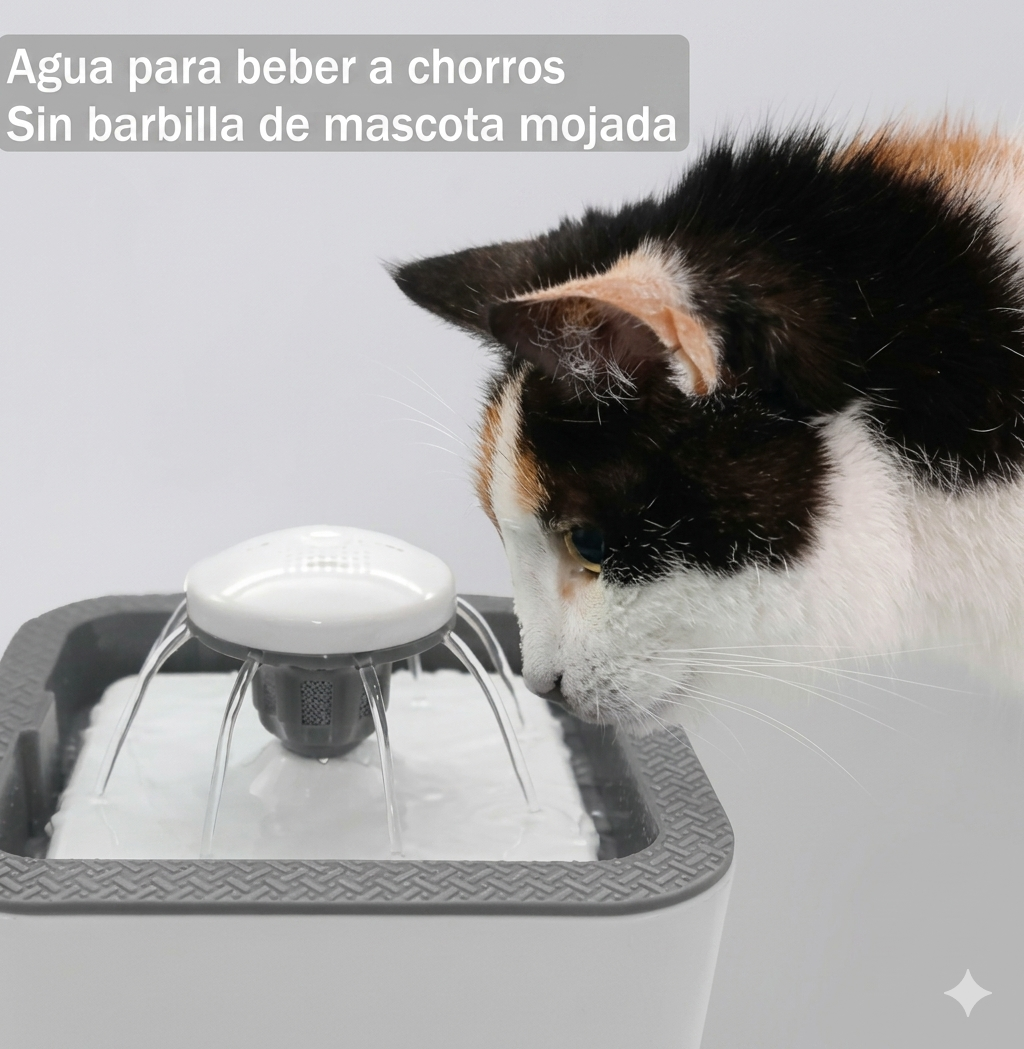Fuente De Agua Para Mascota 1.6 L