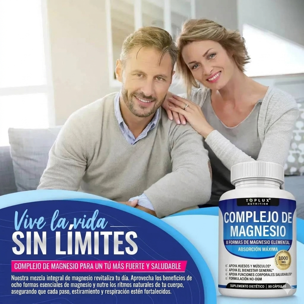 Suplemento Magnesium Complex 8 En 1