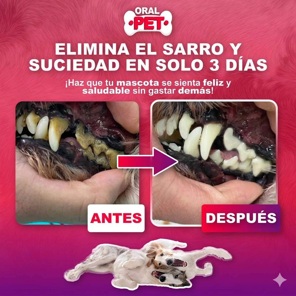 Oral Pet Spray Bucal Limpiador Mascotas