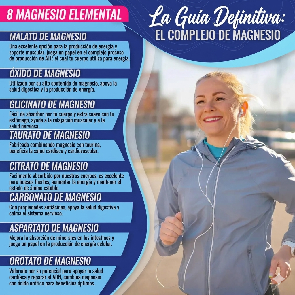 Suplemento Magnesium Complex 8 En 1