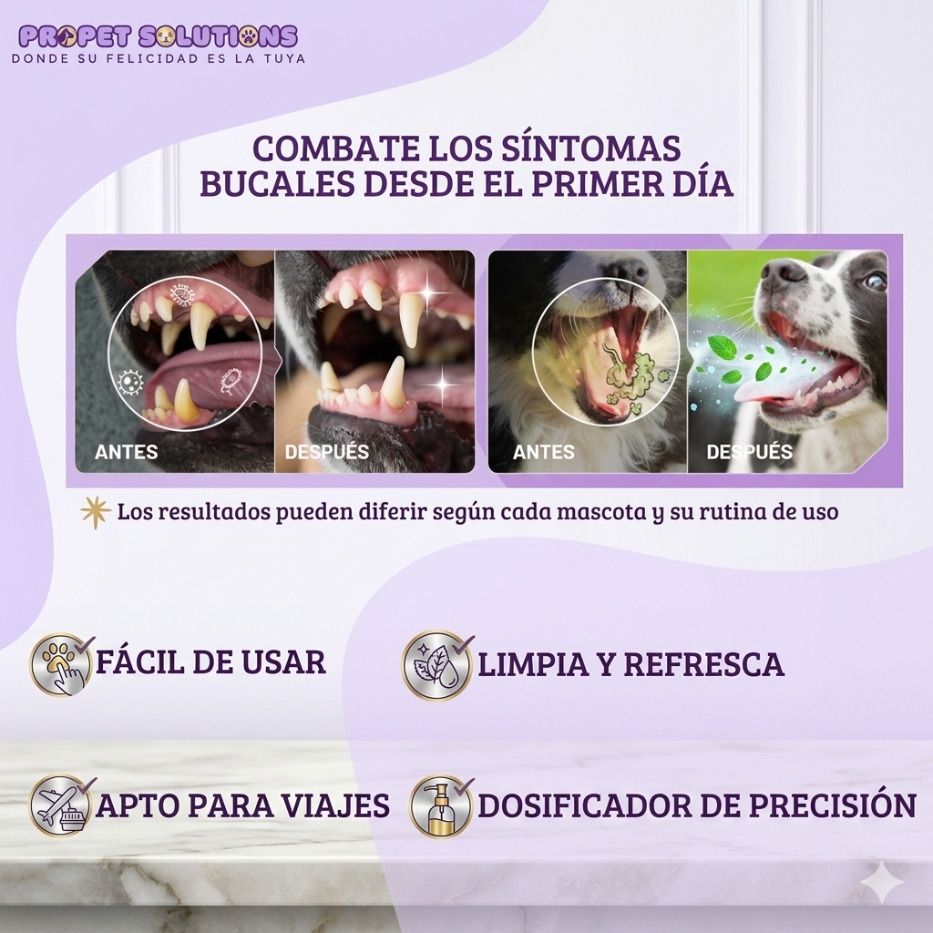 Oral Pet Spray Bucal Limpiador Mascotas