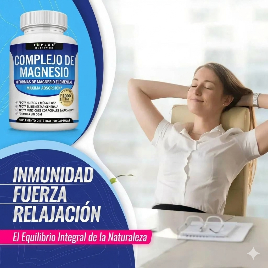 Suplemento Magnesium Complex 8 En 1