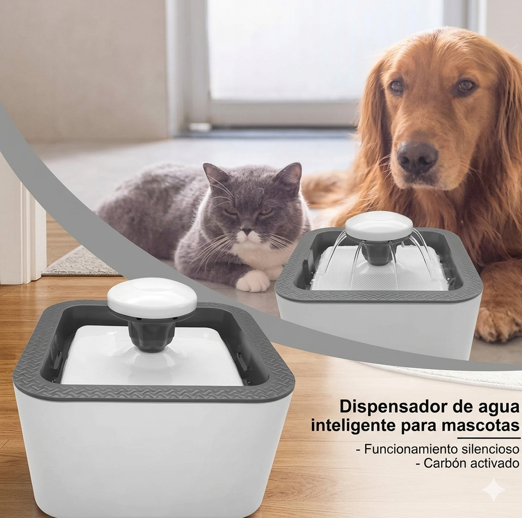 Fuente De Agua Para Mascota 1.6 L