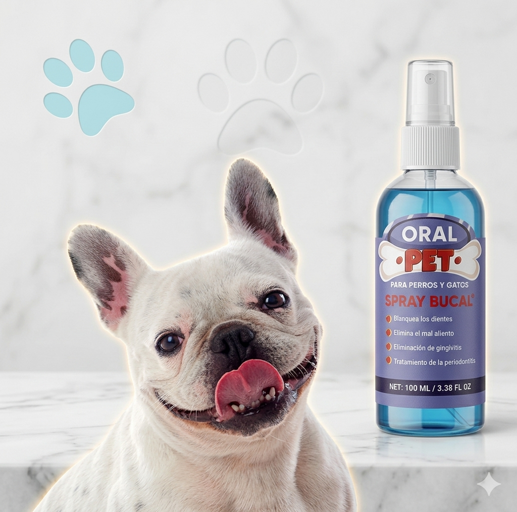 Oral Pet Spray Bucal Limpiador Mascotas